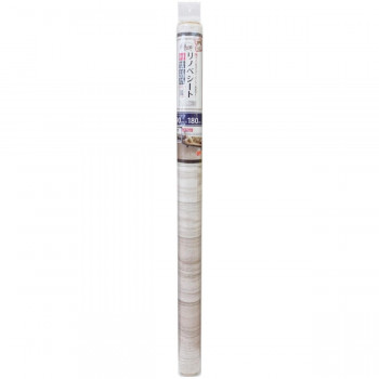 貼ってはがせる 床用リノベシート アイボリー(ペンキ木) 90cm×180cm REN-02