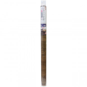 貼ってはがせる 床用リノベシート ブラウン(アンティーク木) 90cm×180cm REN-03
