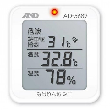 A＆D 携帯型熱中症指数モニター みはりん坊ミニ AD5689