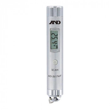 A＆D 赤外線放射温度計 メタルケース 頑丈 軽量 キーチェーン付 AD5617MT