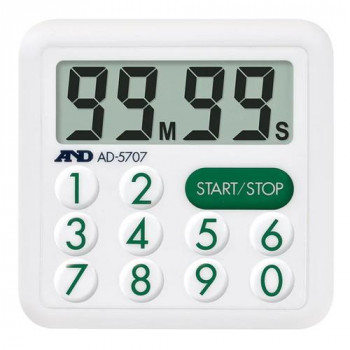 A＆D 防滴タイマー 卓上型 100分 強力ネオジウム磁石内蔵 AD5707