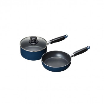 スティージーII IH対応片手鍋16cm＆フライパン18cm MB-2377 1034315