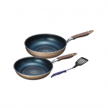 ブラナーノII IH対応フライパン26cm＆いため鍋28cm(ツール付) MB-2396 1034368