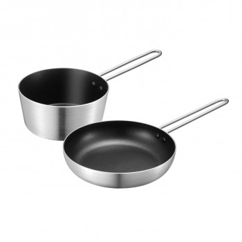 デリミーズ IH対応ソースパン16cm＆フライパン20cm MB-3030 1034512