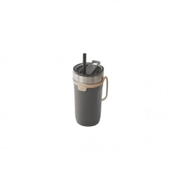 トート ストロー付3wayタンブラー520ml(チャコール) RH-1759 1034567