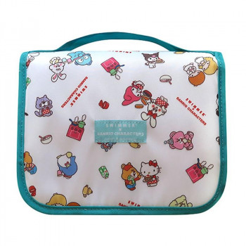 三金商事 SWIMMER×SANRIO トラベルポーチ ホワイト SS0083