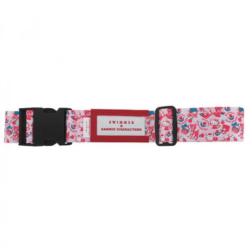 三金商事 SWIMMER×SANRIO スーツケースベルト ピンク SS0153