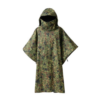 ダンロップ アンアクター 迷彩ポンチョ グリーンカモ GKP02-D