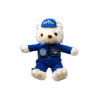 ACアドバンス アイボリー ブルーインパルスベアぬいぐるみ BEAR021