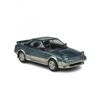 JADI B トヨタ MR2 MK1 1985年 グリーン/ゴールド LHD 1/64スケール PA-55368