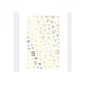 TSUMEKIRA(ツメキラ) ネイルシール es 手書きリボン ゴールド (ジェル専用) ES-RBN-003