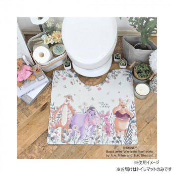 ディズニー くまのプーさん PVC トイレマット 55×60cm SB-697-D