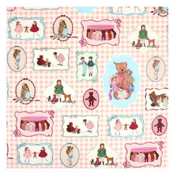 Kurahashi Rei オックス 50cmカットクロス Wrapping Bears KRF-15