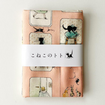 Kurahashi Rei オックス 50cmカットクロス こねこのトト/ねことのくらし KRF-20