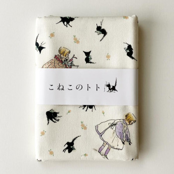 Kurahashi Rei オックス 50cmカットクロス こねこのトト/ひとりといっぴき KRF-21