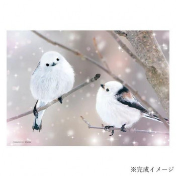 ビバリー ジグソーパズル 春はまだかなシマエナガ 108ピース 108-207
