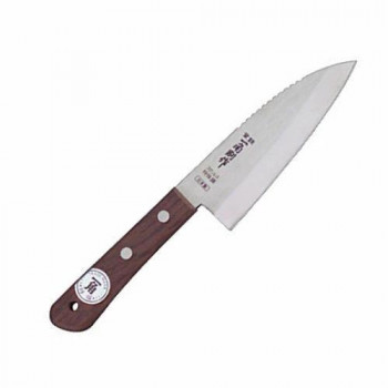 清水刃物 一角別作 小出刃 ウロコ取り付 刺身用 日本製 120mm P-120D