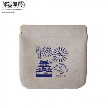PEANUTS SNOOPY スヌーピー ばね口ミニポーチ お城 IV