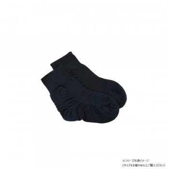 足もと日和 Azetuck 転倒予防くつ下 24～25cm 黒