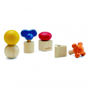 正規輸入品 プラントイ 木製玩具 ナット＆ボルト 5455