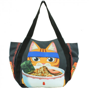 ラーメン赤猫　プリントバルーンバッグ　02