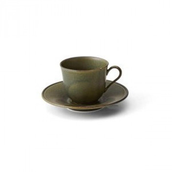 co-bo-no(コボノ) FORET フォレ コーヒーソーサー 緑 co016-064