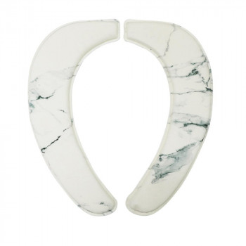 大理石 さらふわ便座クッション　ヨコズナクリエーション