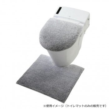 グラデ トイレ足元マット グレー　ヨコズナクリエーション