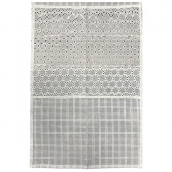 riz au lait リアレ　パッチワークのれん　01　OFF WHITE　GRK1568