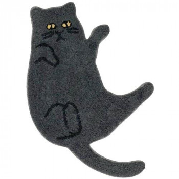 jou jou lier ジュジュリエ　cat　アクセントマット　02　KURO　GMT8653