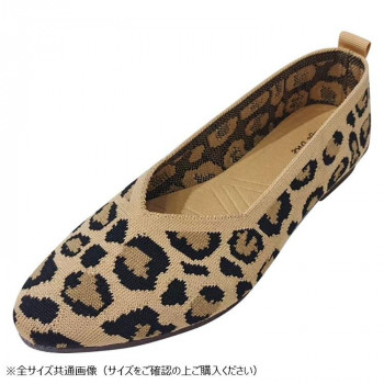 ニットパンプス　Sサイズ(22～22.5cm)　47　LEO PARD　GSZ2069