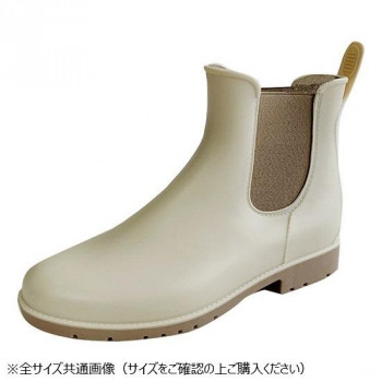 PAGE ONE ページワン　サイドゴアレインブーツ　Lサイズ(24～24.5cm)　02　IVORY　GSZ2051