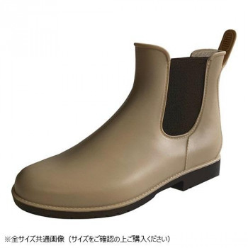 PAGE ONE ページワン　サイドゴアレインブーツ　Lサイズ(24～24.5cm)　03　BEIGE　GSZ2051
