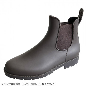 PAGEONEページワン　サイドゴアレインブーツ　Lサイズ(24～24.5cm)　46　C/BROWN　GSZ2051