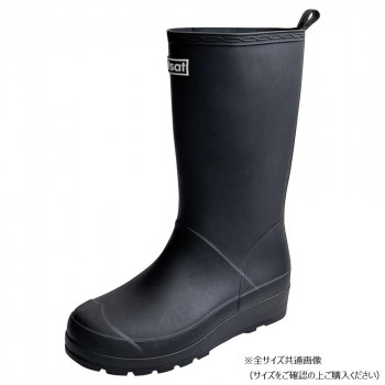 sutsat　ミドル丈レインブーツ　Mサイズ(23～23.5m)　07　BLACK　GSZ2160