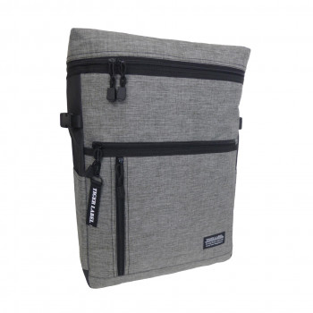 イコマ創芸 TIGER LABEL スクエア型バックパック コインパスケース付 約23L モクグレー TL-50