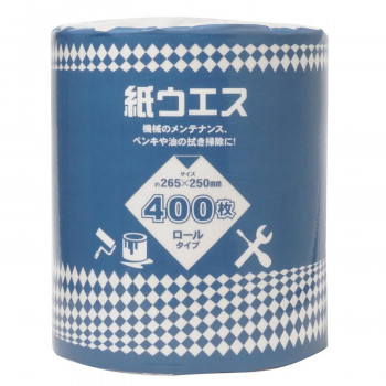 小野商事 エース 紙ウエス ロールタイプ 1巻400枚 WS6695