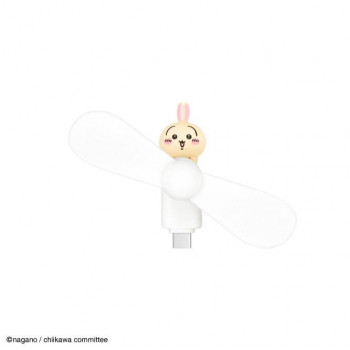 ちいかわ コネクタ付き ミニクールファン (USB Type-C) うさぎ CK-74C