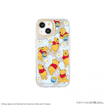 ディズニーキャラクター　Camera Frame iPhone15～13対応ケース くまのプーさん DNG-284PO