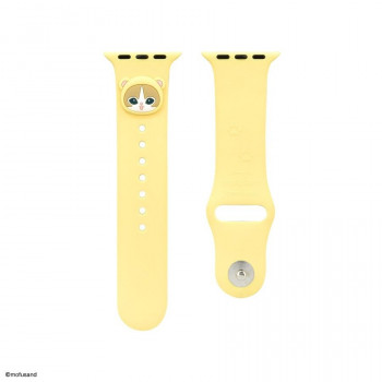 mofusand Apple Watch 42/41/40/38mm 対応シリコンバンド くまにゃん MOFU-77C