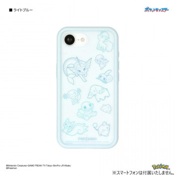 ポケットモンスター IIIIfit プランプフレーム iPhone16eケース ライトブルー POKE-978LBL