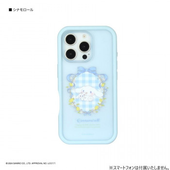 サンリオキャラクターズ iPhone16 Pro 対応 プランプフレームケース シナモロール SANG-452CN