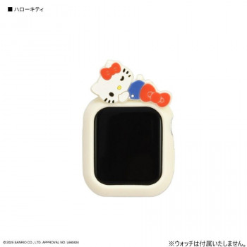 サンリオキャラクターズ Apple Watch 41/40mm 対応シリコンケース ハローキティ SANG-543KT