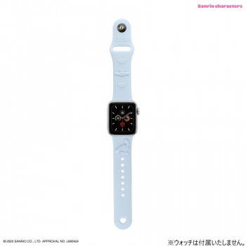 サンリオキャラクターズ Apple Watch 42～38mm対応シリコンバンド シナモロール SANG-544CN