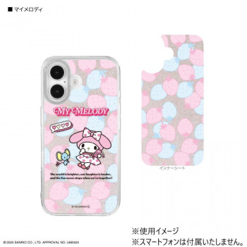 サンリオキャラクターズ Camera Frame iPhone 16e 対応ケース マイメロディ SANG-562MM