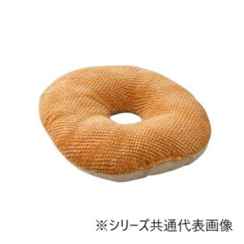 円形クッション 「ラムリー」 オレンジ 40×40cm 1224761200491