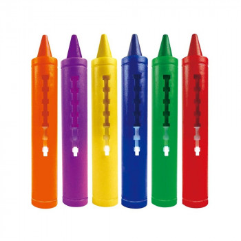 おふろクレヨン 6色セット BATH-6C