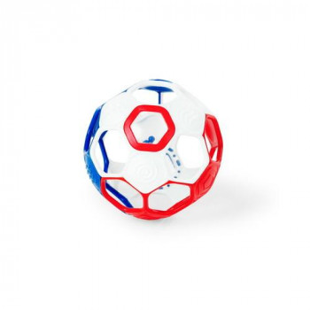 サッカーラトルボール 赤×白×青 16922