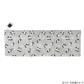 パンダクッション(フランネル) フリーシート 40×120cm GY・グレー 5936