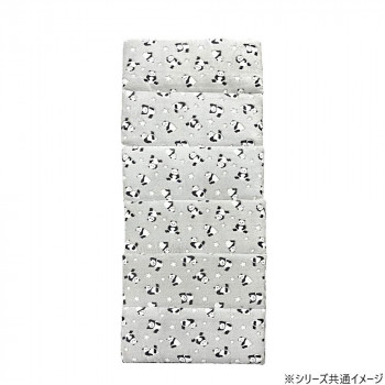 パンダクッション(フランネル) ごろ寝 65×175cm GY・グレー 5937